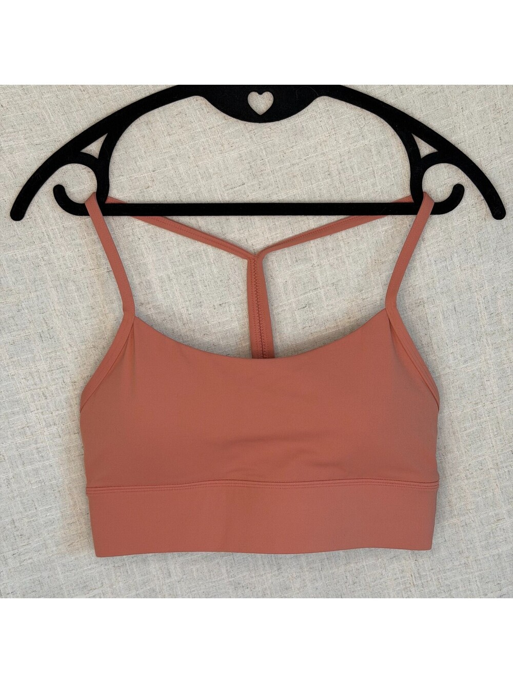 ThirdLove Medium Pink Coral Nylon Spandex Bra with T-Back Design